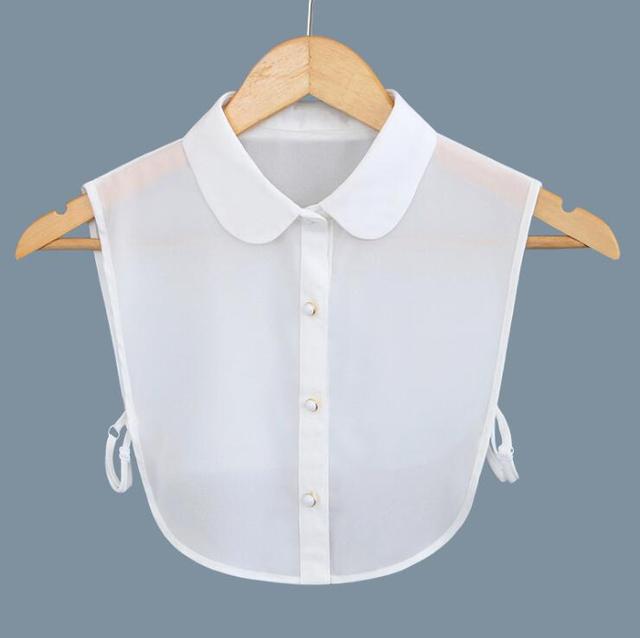 Detachable Faux Shirt Collar