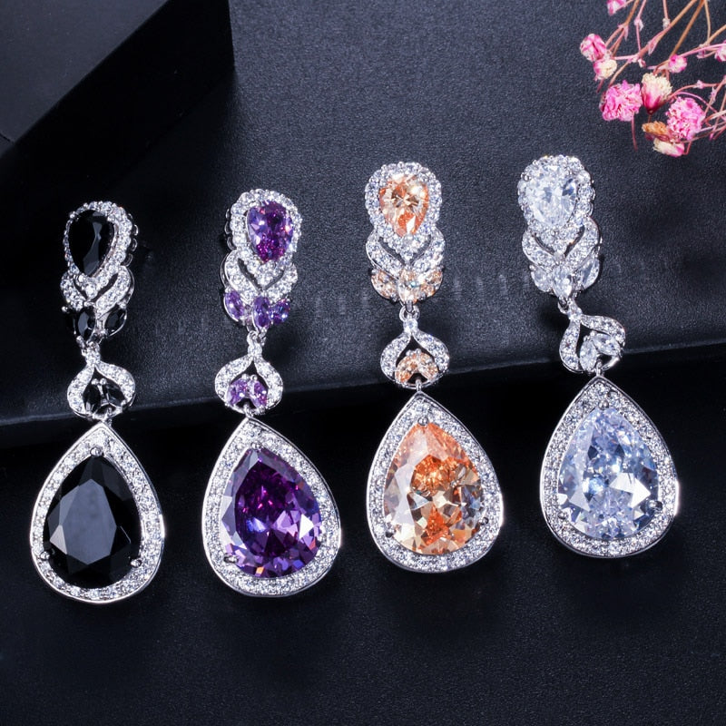 Crystal Long Earrings