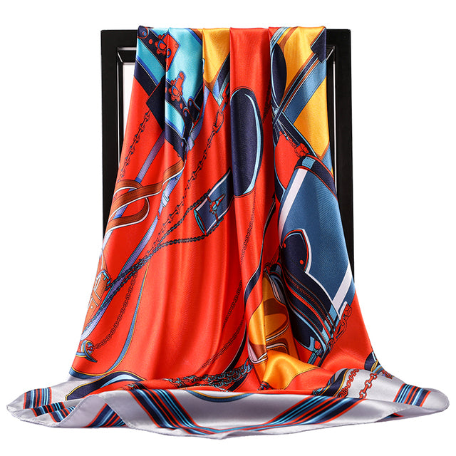 Colorful Silk Scarf