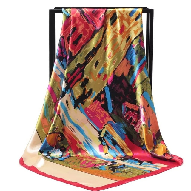 Colorful Silk Scarf