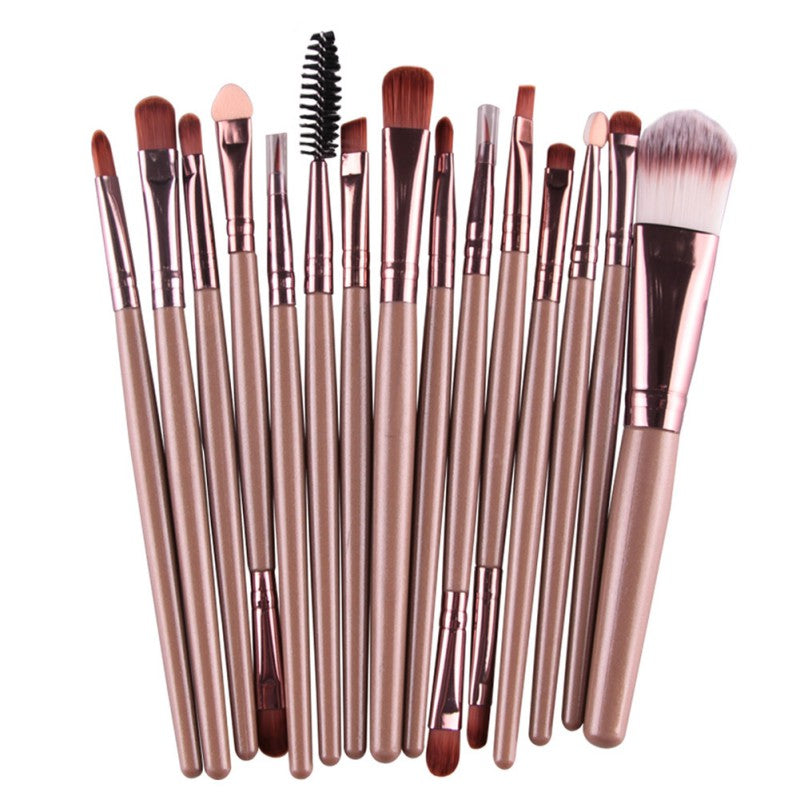 15 Pcs Cosmetic Makeup Brush