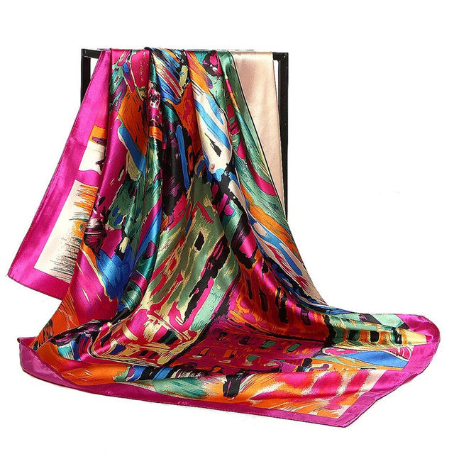 Colorful Silk Scarf