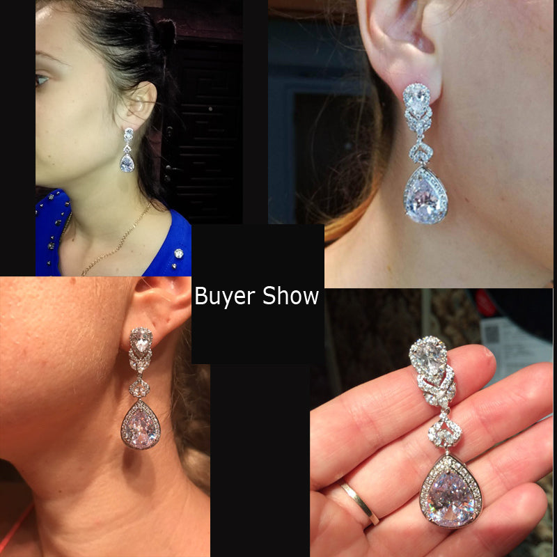 Crystal Long Earrings