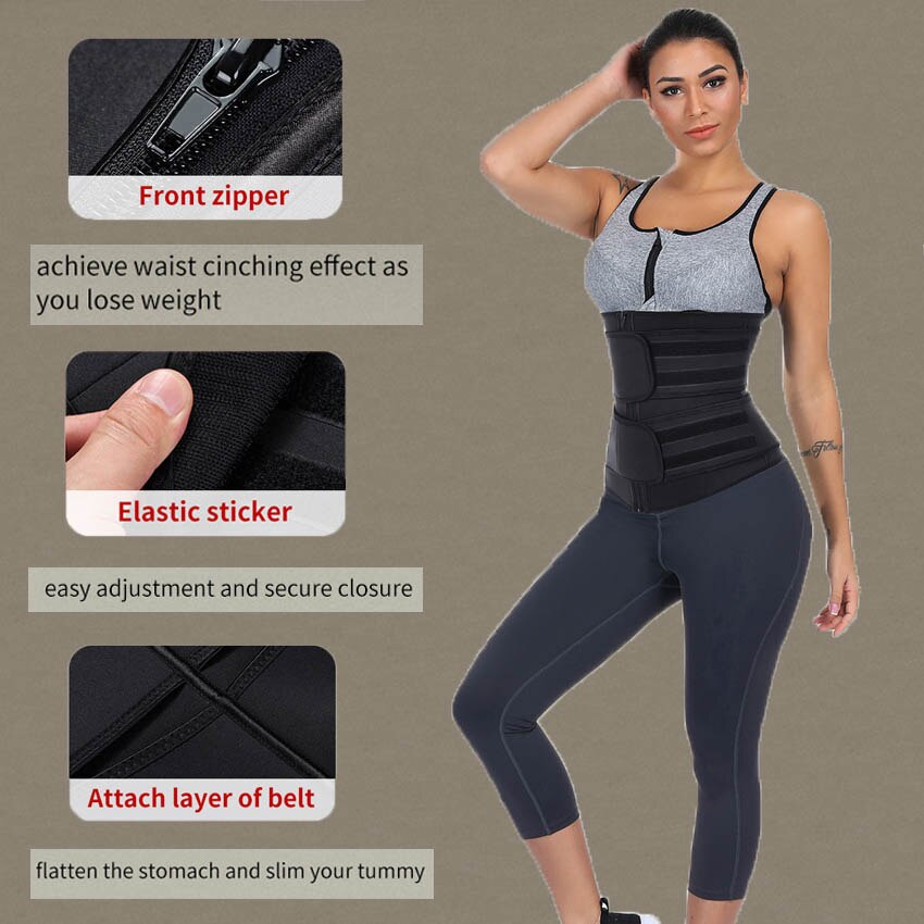 Neoprene Sauna Waist Trainer Body Shaper