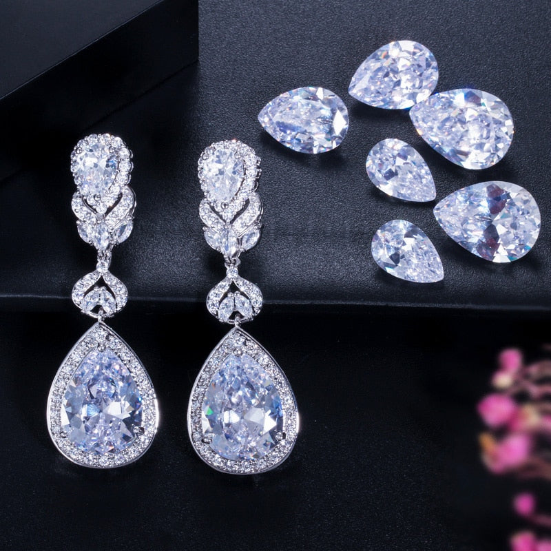 Crystal Long Earrings