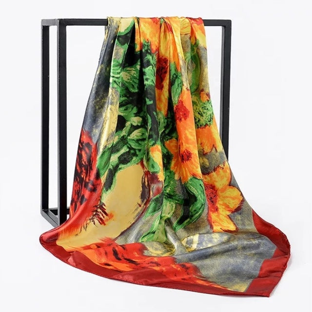 Colorful Silk Scarf