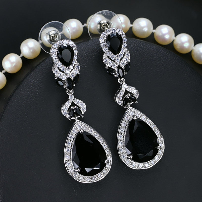 Crystal Long Earrings